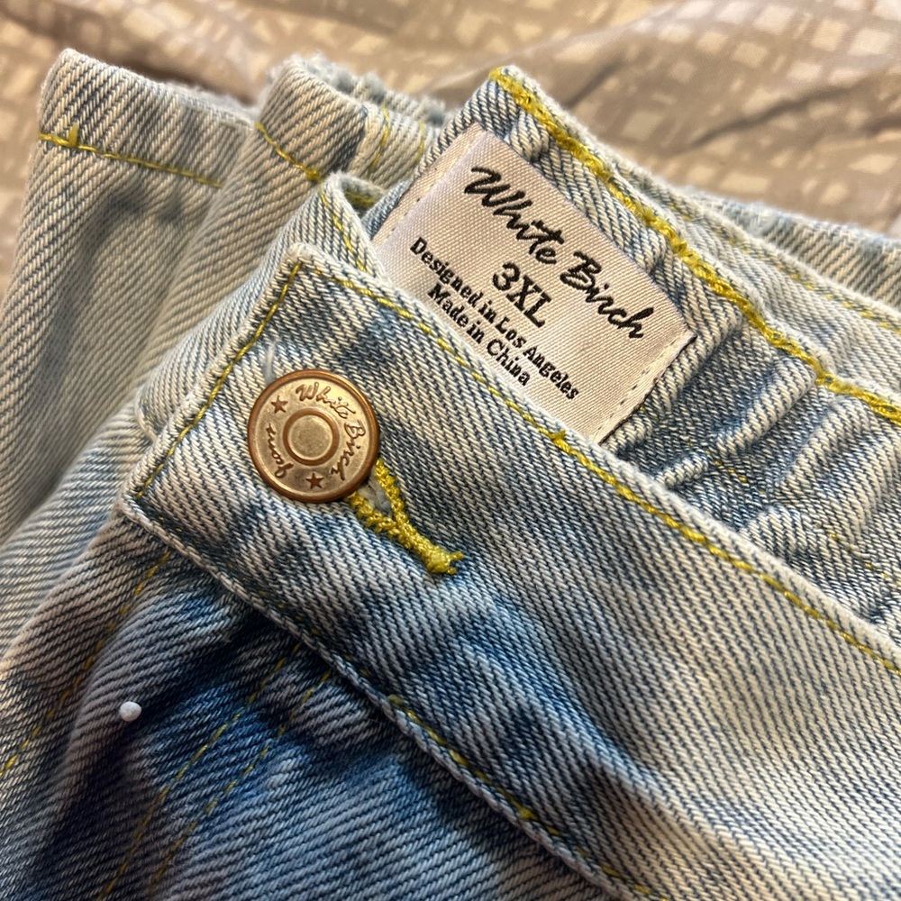 White Birch Light Blue Denim Jeans 3XL
